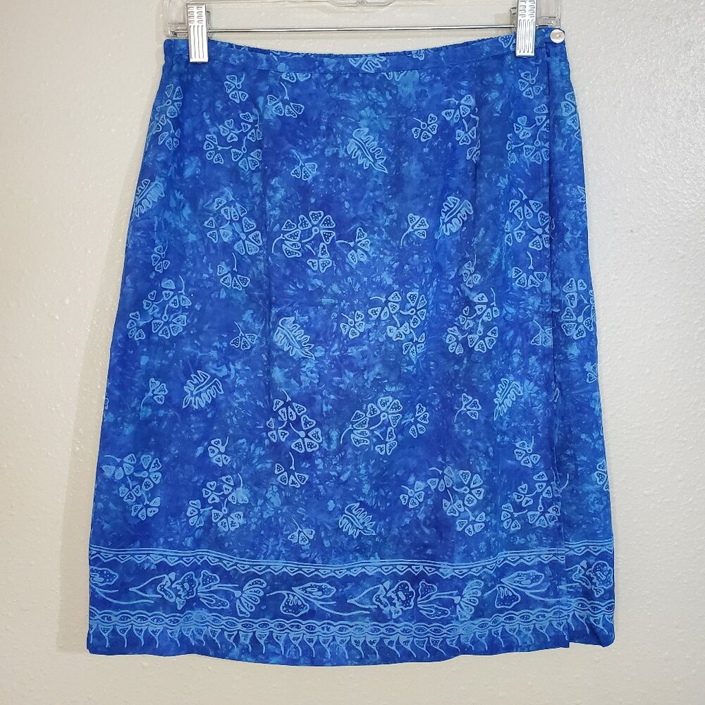 Nomadic Traders Blue Floral Skirt